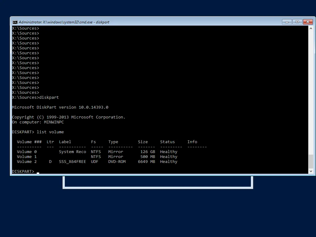 Output after formatting.